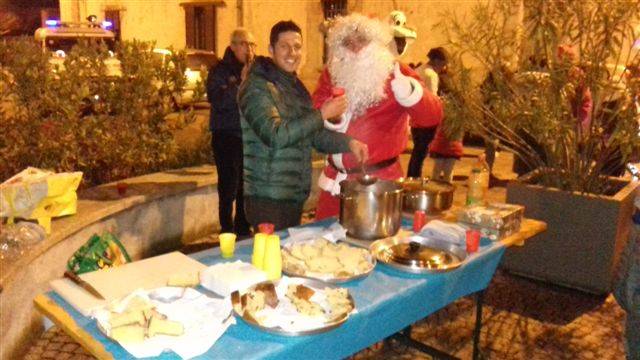 Arriva la slitta di Babbo Natale