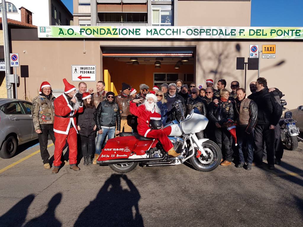 Babbo Natale sulla Harley