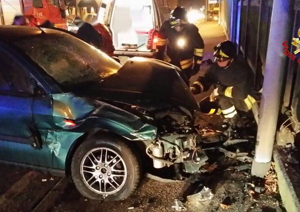 Incidente stradale a Gemonio