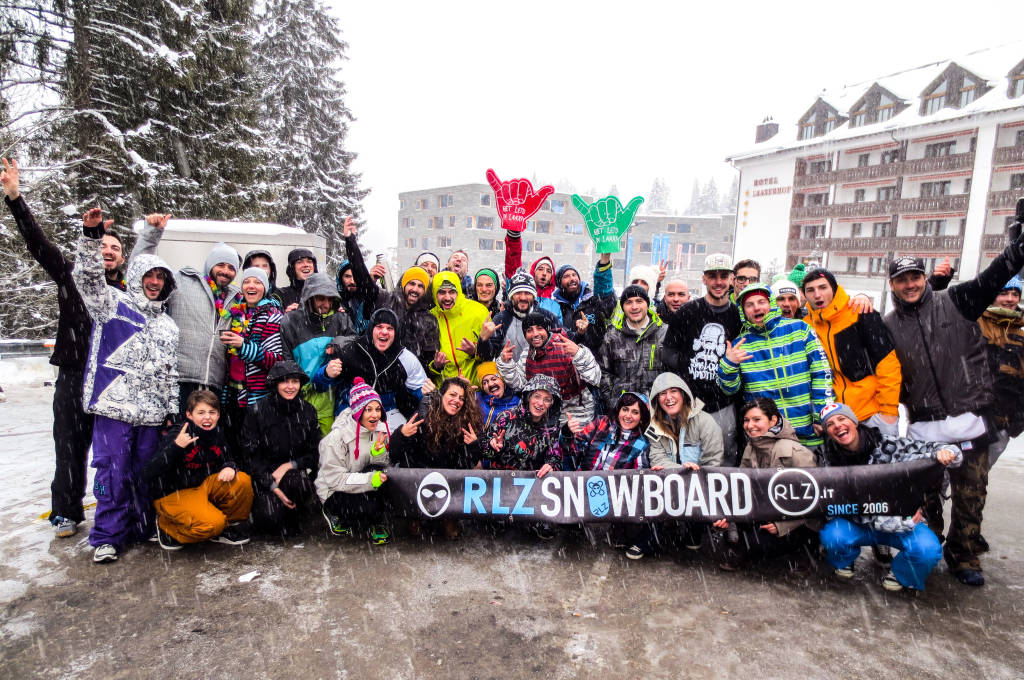 RLZ – Rider Living Zone - festeggia 10 anni di gite sulla neve.