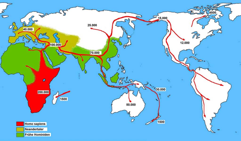 LE MIGRAZIONI DELLA PREISTORIA SONO VERAMENTE AVVENUTE?