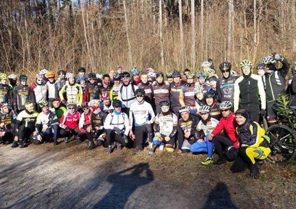 Auguri di Natale in mountain bike