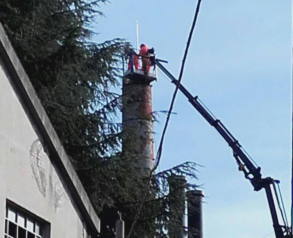 ciminiera officine FS gallarate