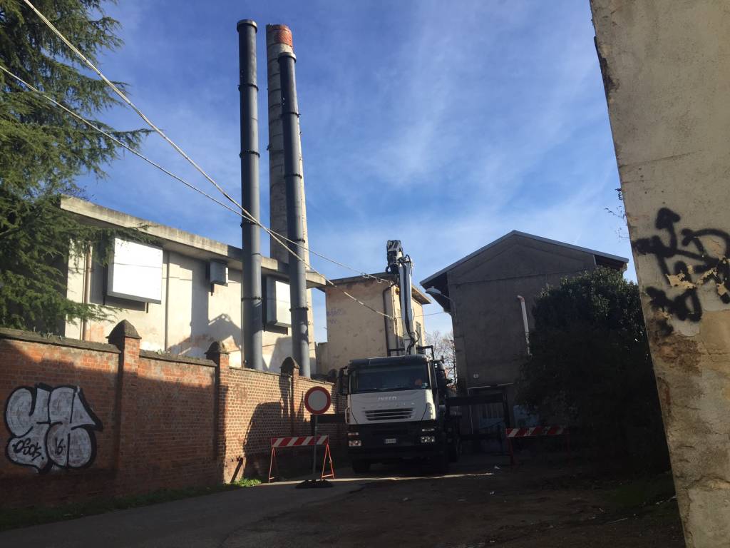 ciminiera officine FS gallarate