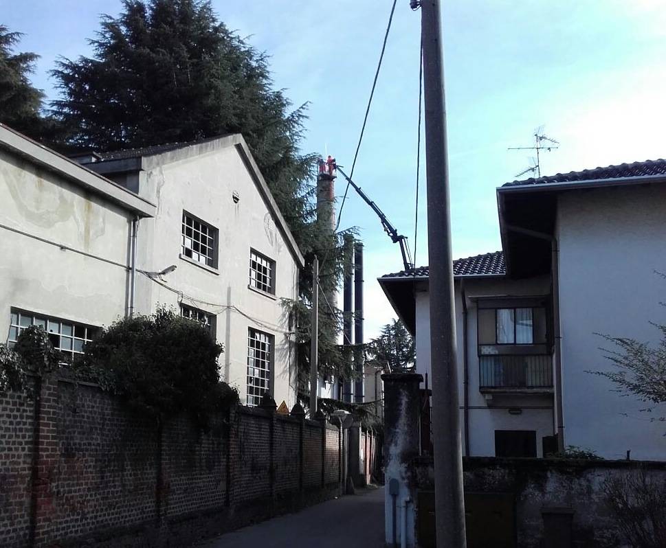 ciminiera officine FS gallarate