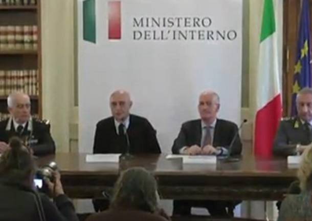 Conferenza stampa Minniti