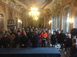 Gli auguri di palazzo estense ai volontari anziani
