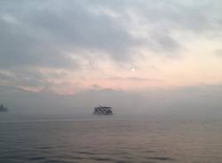 Il lago di Varese a dicembre