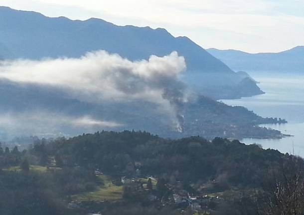 Incendio alla ex Ratti