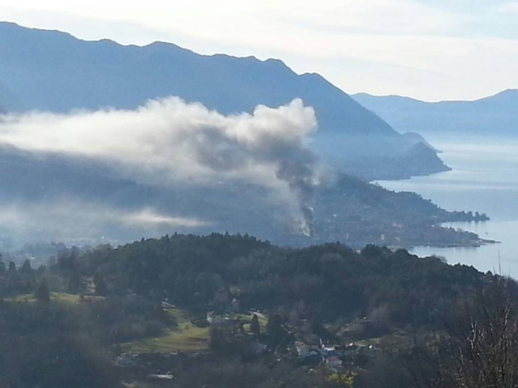 Incendio alla ex Ratti