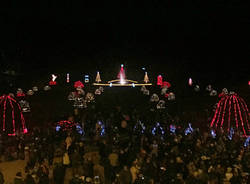 L'accensione delle luci ai giardini  per Natale 2016