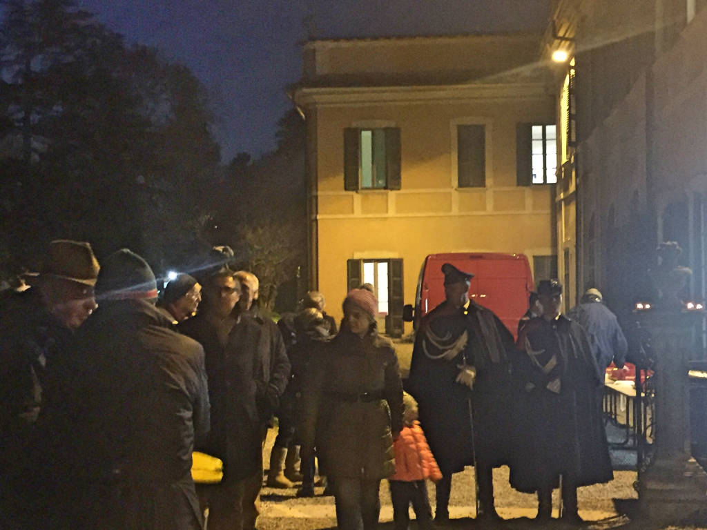 L'accensione delle luci ai giardini  per Natale 2016