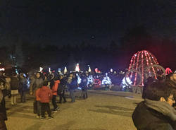 L'accensione delle luci ai giardini  per Natale 2016