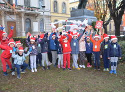 La corsa dei mille Babbi Natale a Tradate