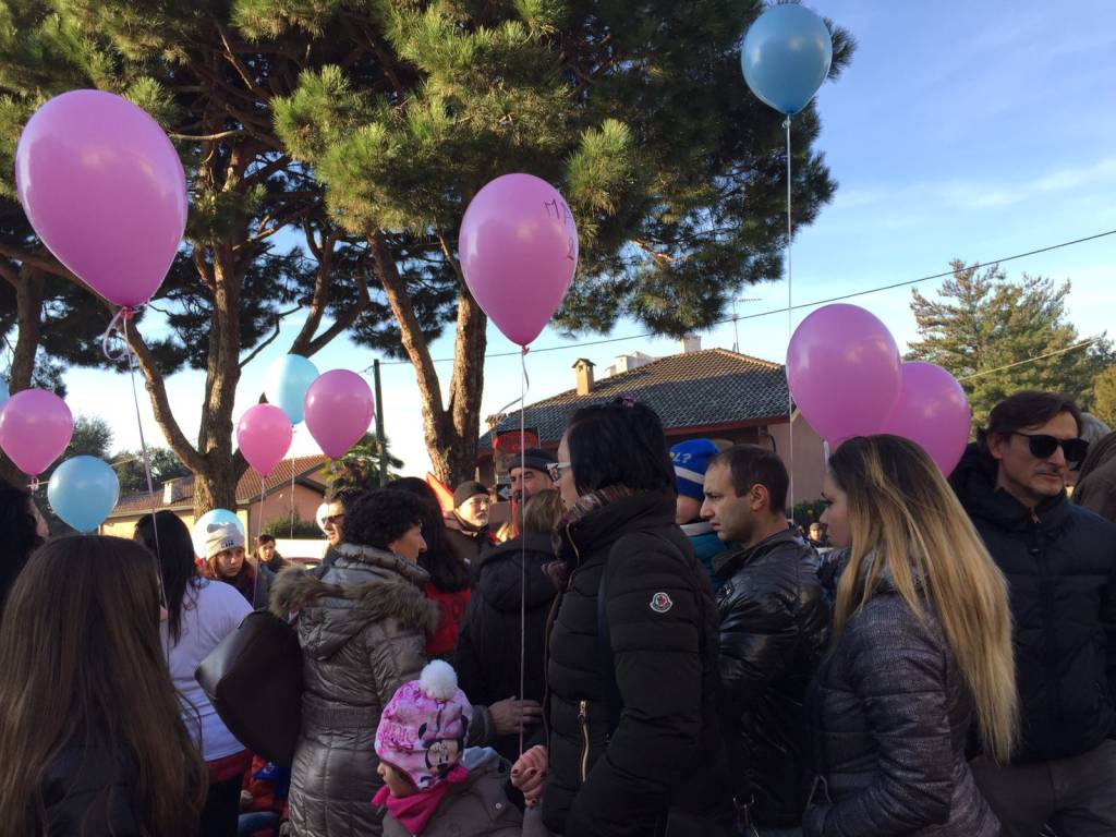 La protesta delle mamme per l'ospedale di angera