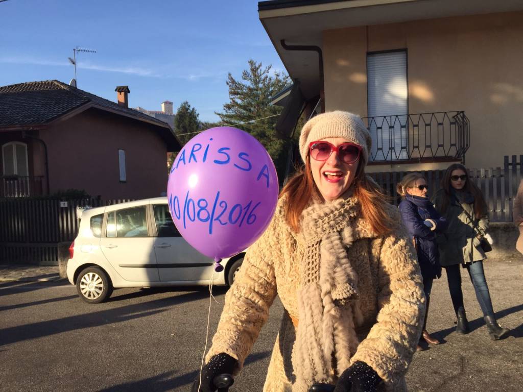 La protesta delle mamme per l'ospedale di angera