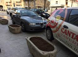 Le fioriere di piazza Beccaria