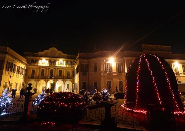 Luci natalizie ai Giardini estensi