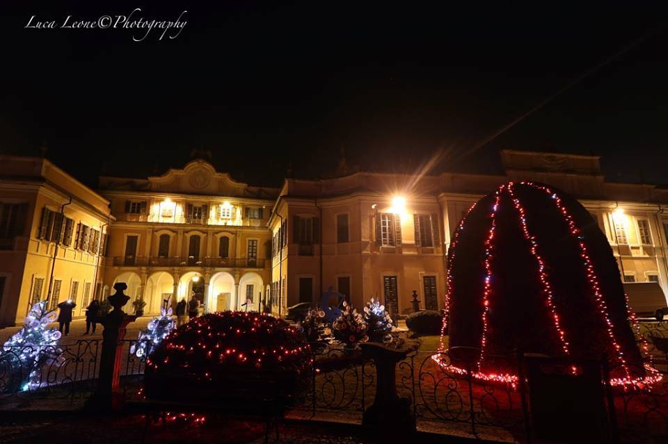 Luci natalizie ai Giardini estensi