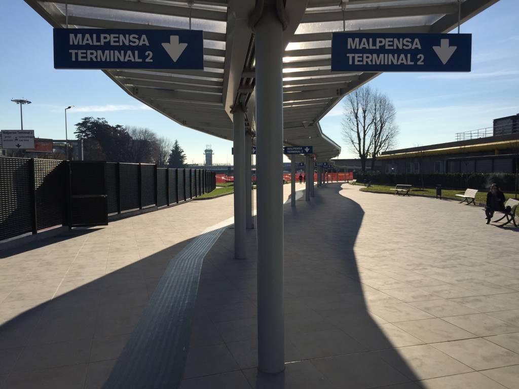 nuova ferrovia Terminal 2 Malpensa