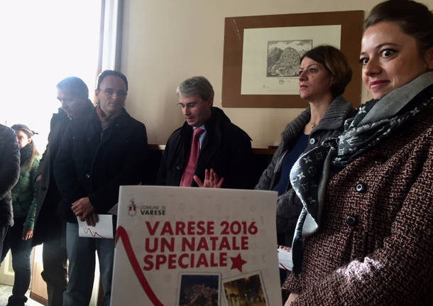 presentazione eventi natalizia a Varese