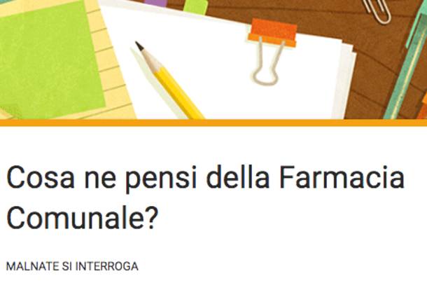 questionario farmacia