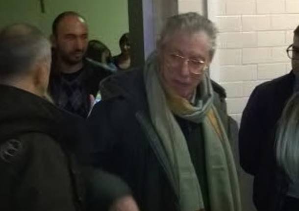 Umberto Bossi ospedale Angera