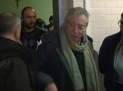 Umberto Bossi ospedale Angera