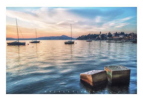 Una mattina di gennaio sul lago Maggiore