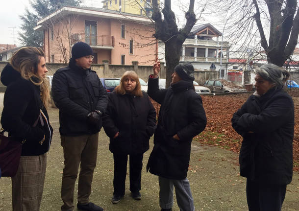 Andrea Cassani sindaco Gallarate visita Cascinetta