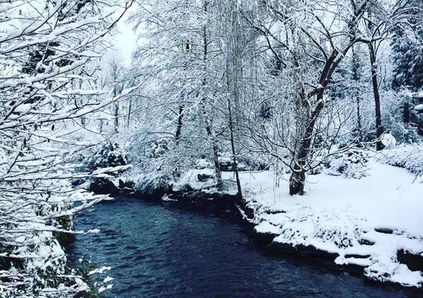 Da Besozzo a Brebbia nella neve