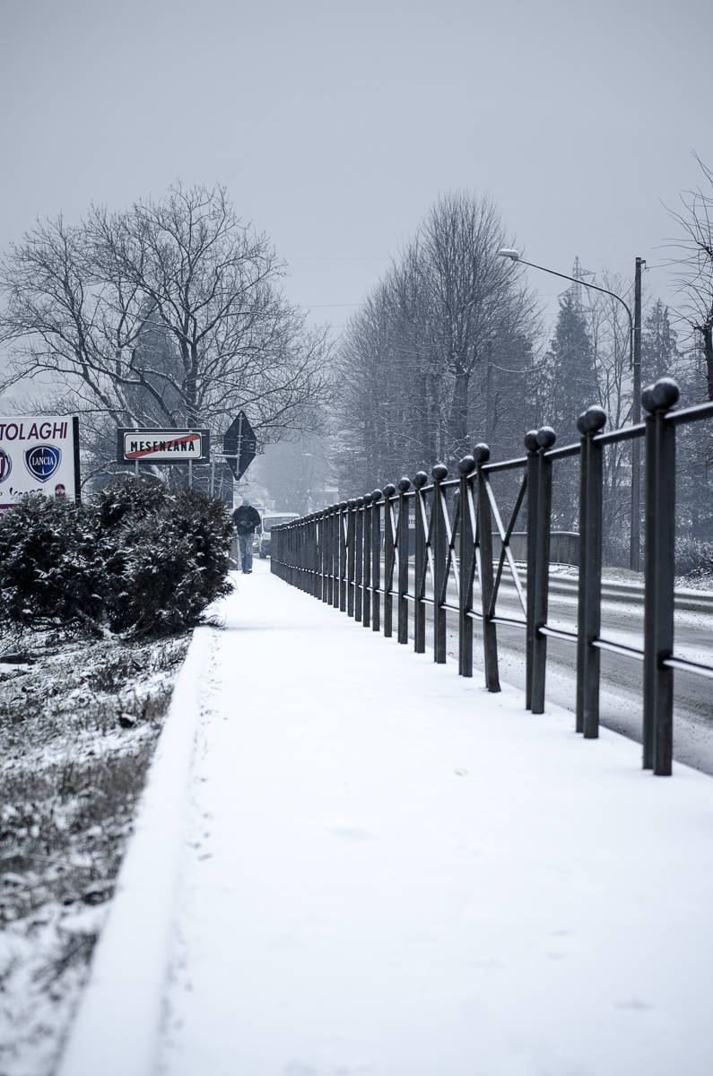 Nelle valli sotto la neve