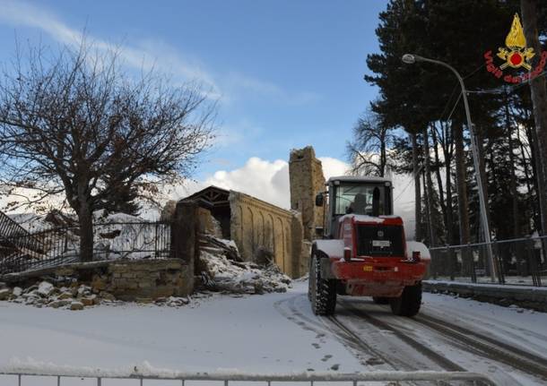 Amatrice sotto la neve