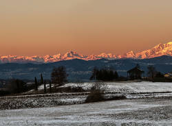 Prime luci sul Monte Rosa