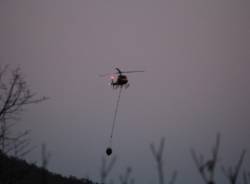 Incendio in valle Onsernone