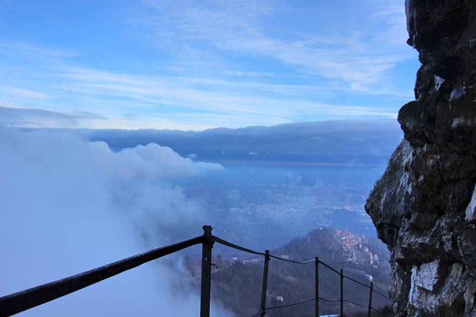 Sacro Monte tra le nubi