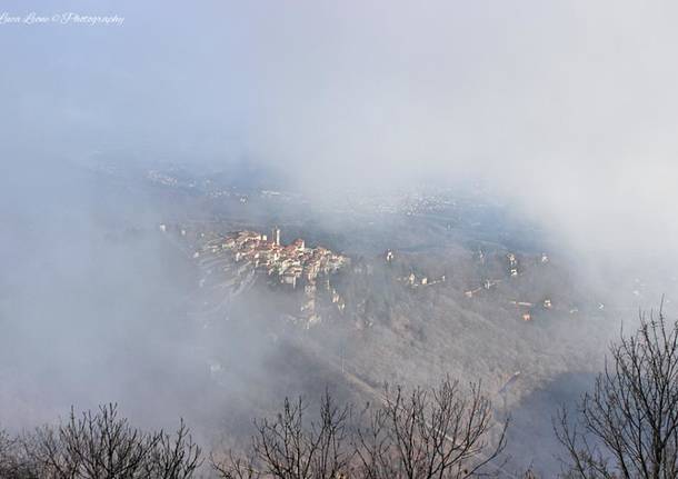 Sacro Monte tra le nubi