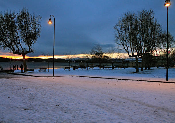 Schiranna Tramonto d’inverno