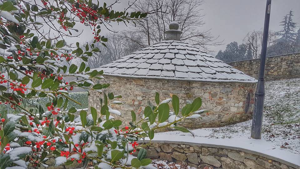 Cazzago Brabbia con la neve