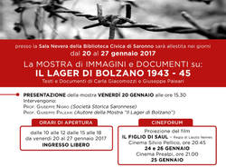 Giorno della memoria a Saronno