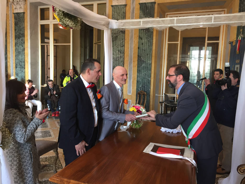 Igor e Gianluca sposi a Casciago