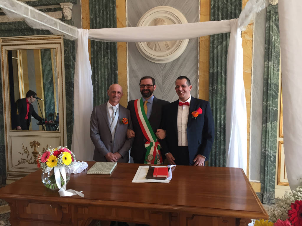 Igor e Gianluca sposi a Casciago