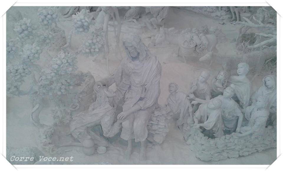 Il presepe bianco dell'ospedale