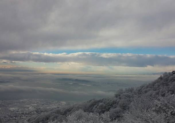 Il Sacro Monte innevato