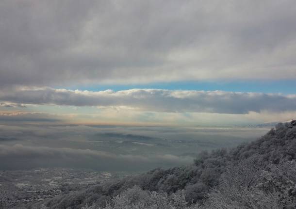 Il Sacro Monte innevato