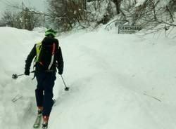 Il soccorso Alpino in azione a Rigopiano