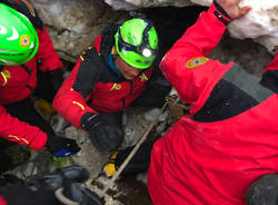 Il soccorso Alpino in azione a Rigopiano