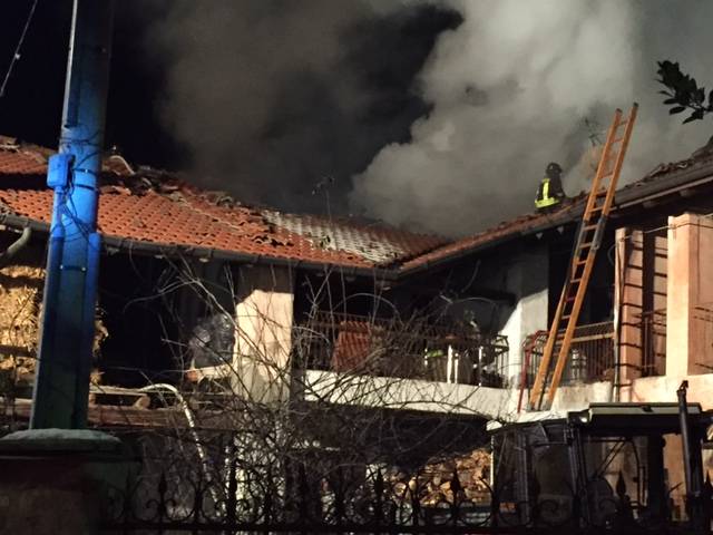Incendio casa Besozzo-olginasio 