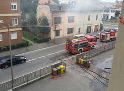 Incendio in un appartamento a Saronno