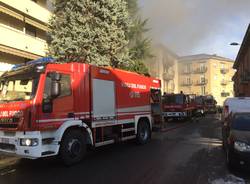 incendio via Mottarone Gallarate 2017